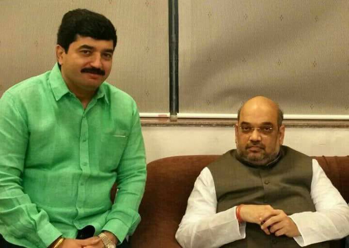 Welcomed BJP President Shri. Amit ji Shah at Pune Airport